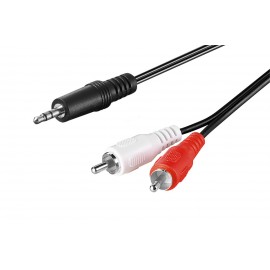 Mini Jack/2 x RCA kabel