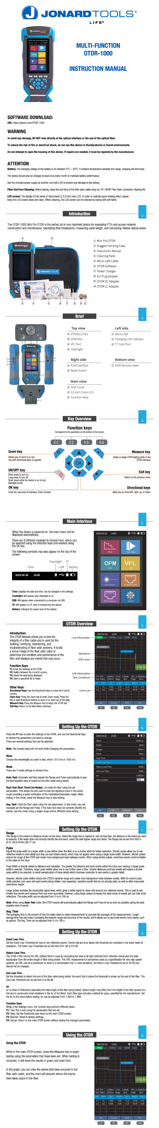 

OTDR 1000 manual

