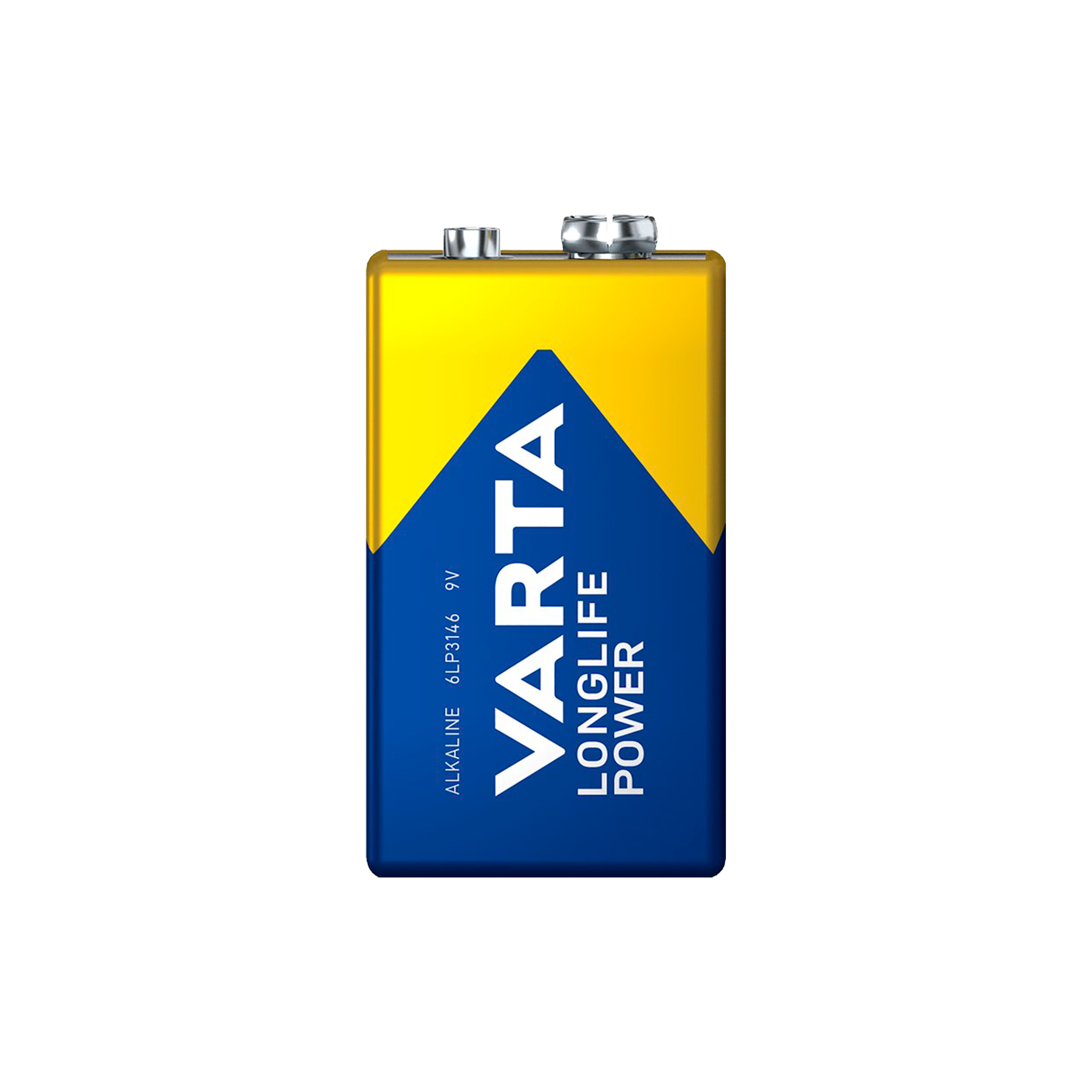 VARTA Longlife 9 Volt - 6F22
Alkaline batteri
6LR61/6LP3146/9 V Block (4922)
