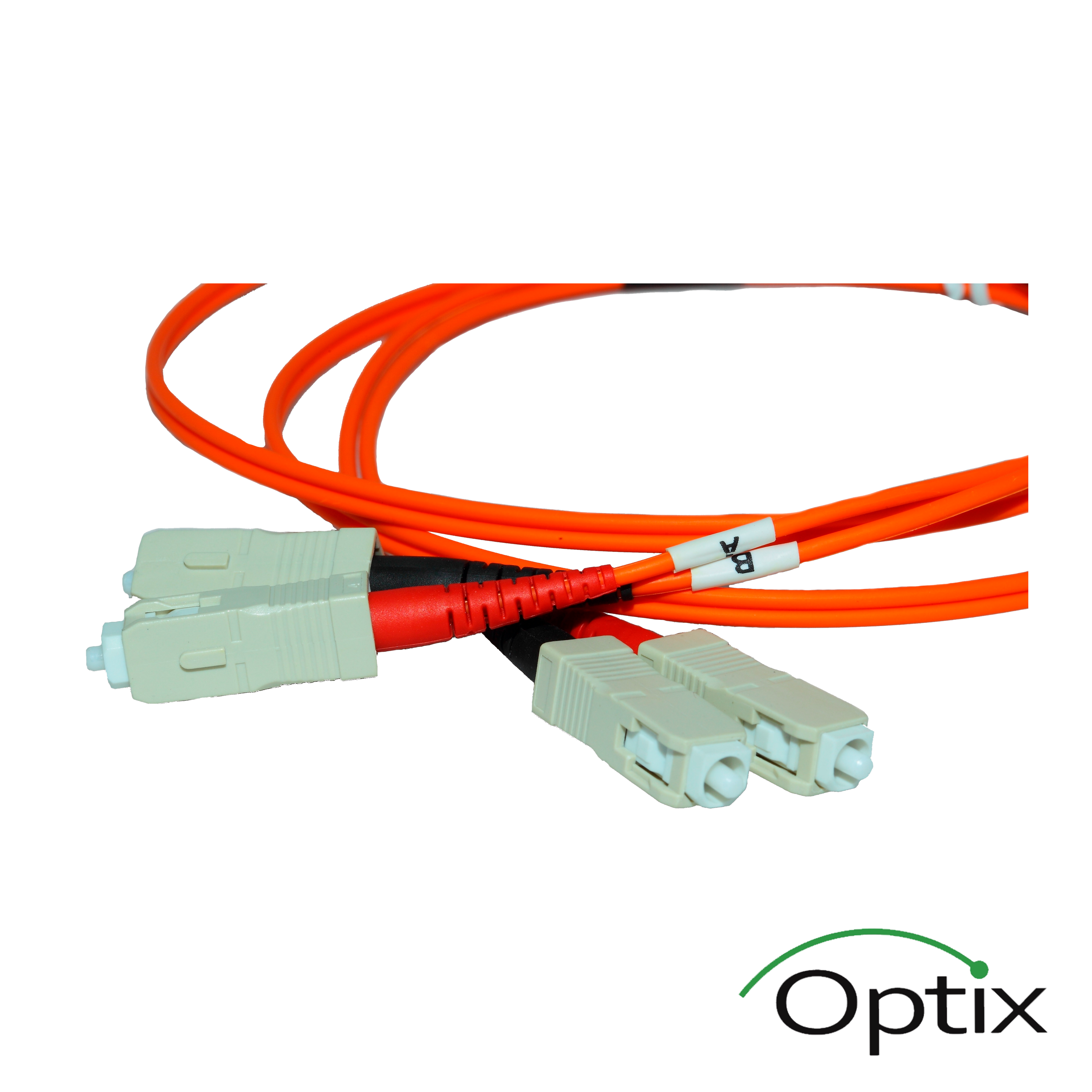 50/125 OM2 SC/UPC-SC/UPC Duplex
 Orange, LSZH, Ø2 mm