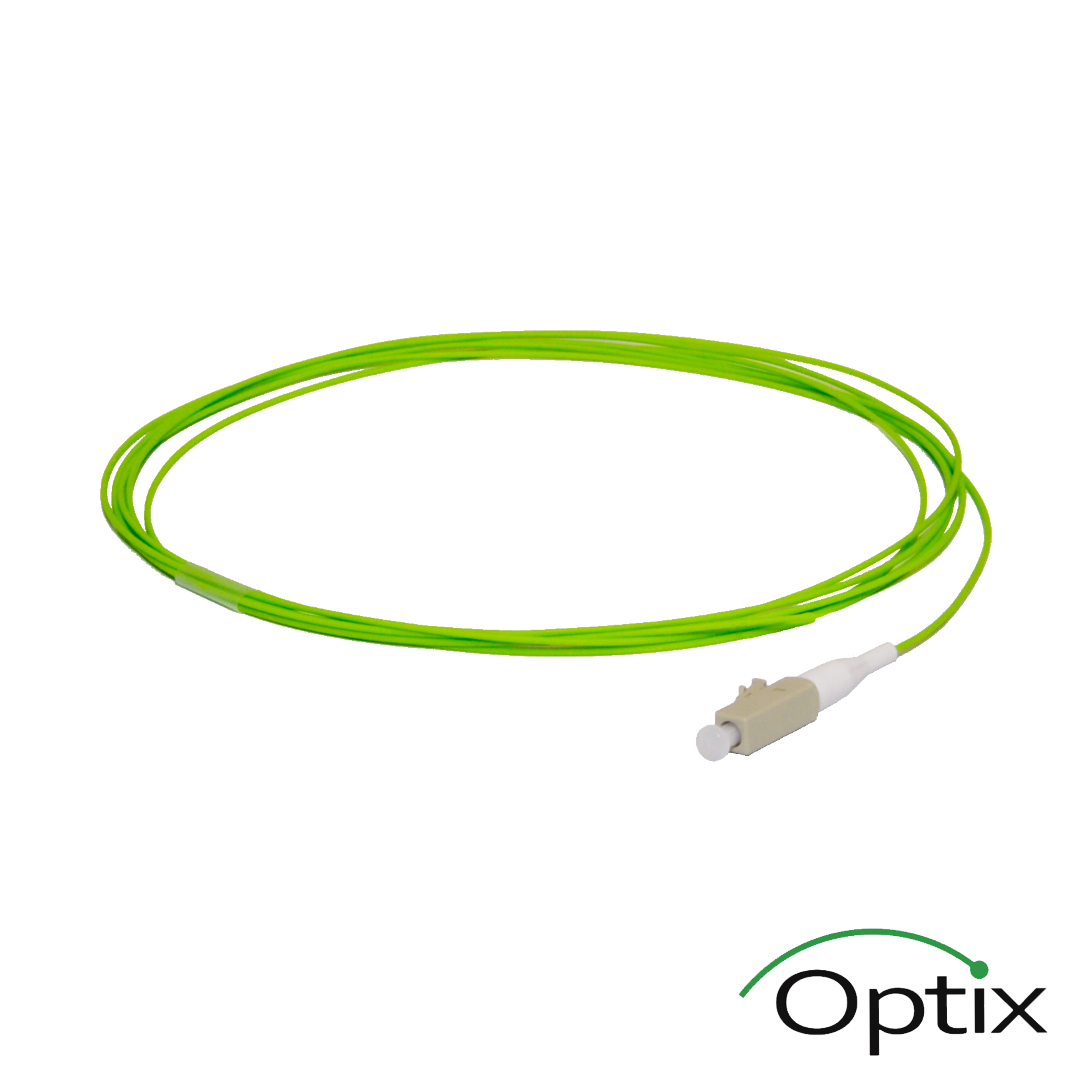 50/125 OM5 LC/UPC Pigtail, 2 m 
Loose tube, Lime Green, LSZH