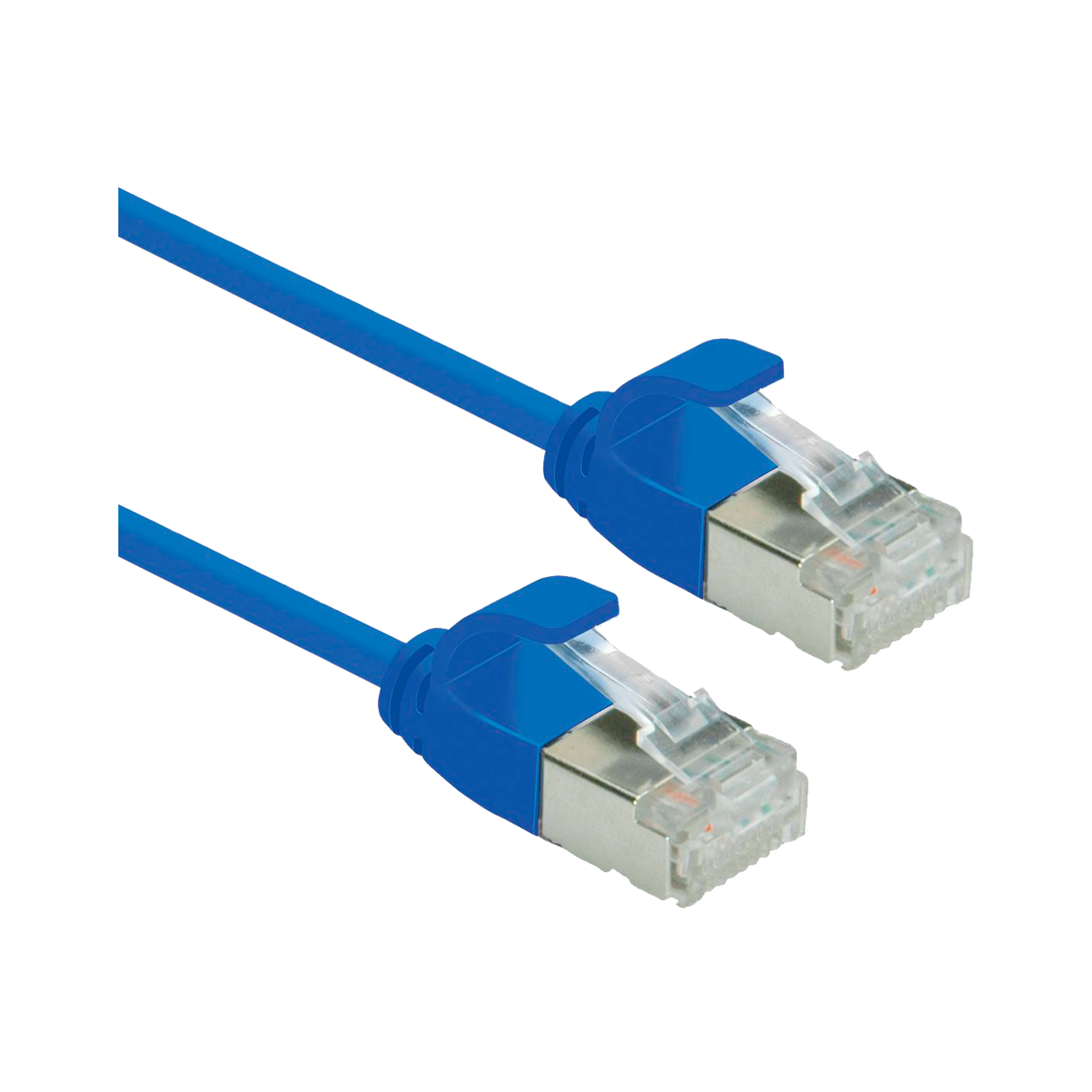 CAT6A U/FTP PATCHKABEL, BLÅ
 RJ45-RJ45, M/M, CU, LSZH, Ø3,6, AWG 32/7