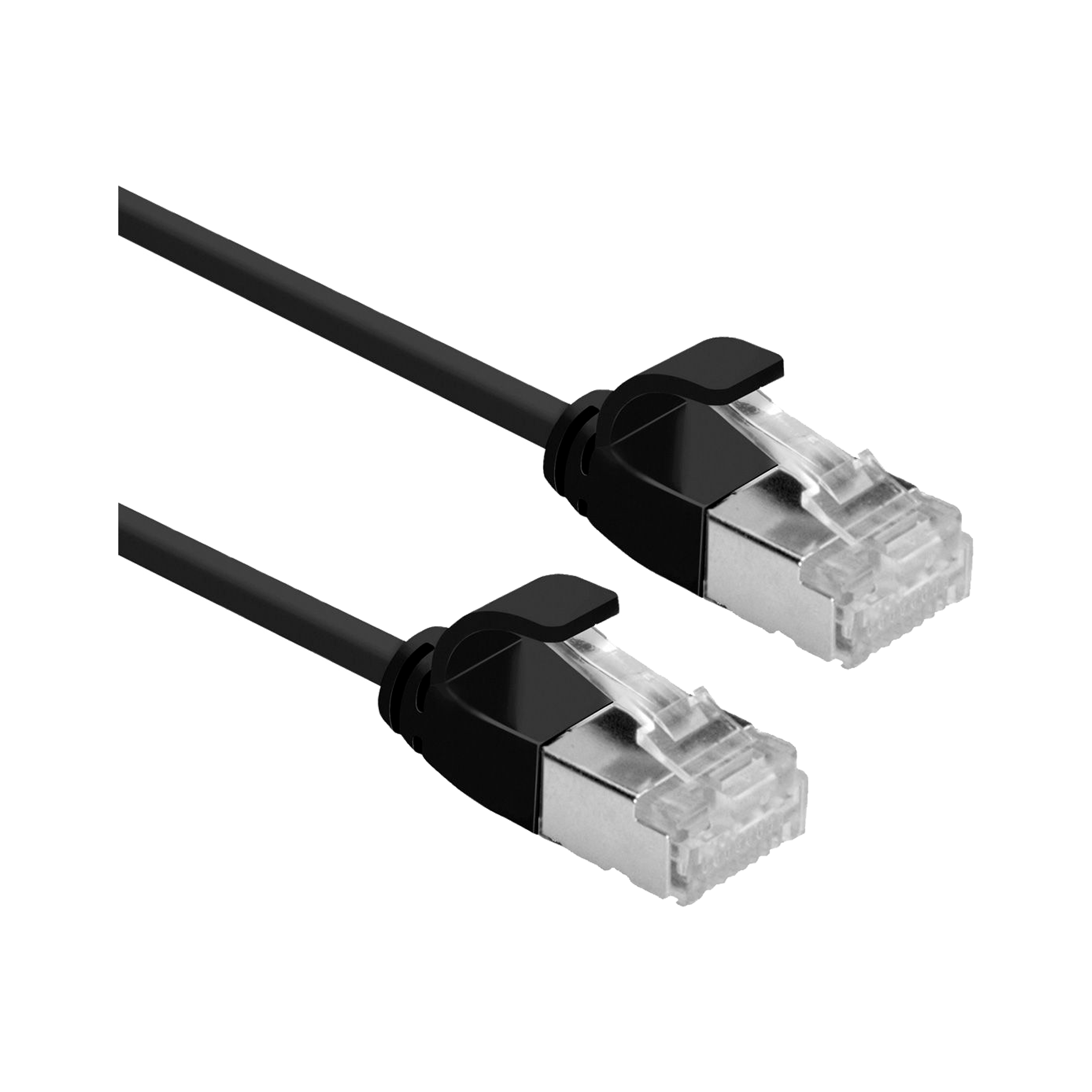 CAT6A U/FTP PATCHKABEL, SORT
 RJ45-RJ45, M/M, CU, LSZH, Ø3,6, AWG 32/7