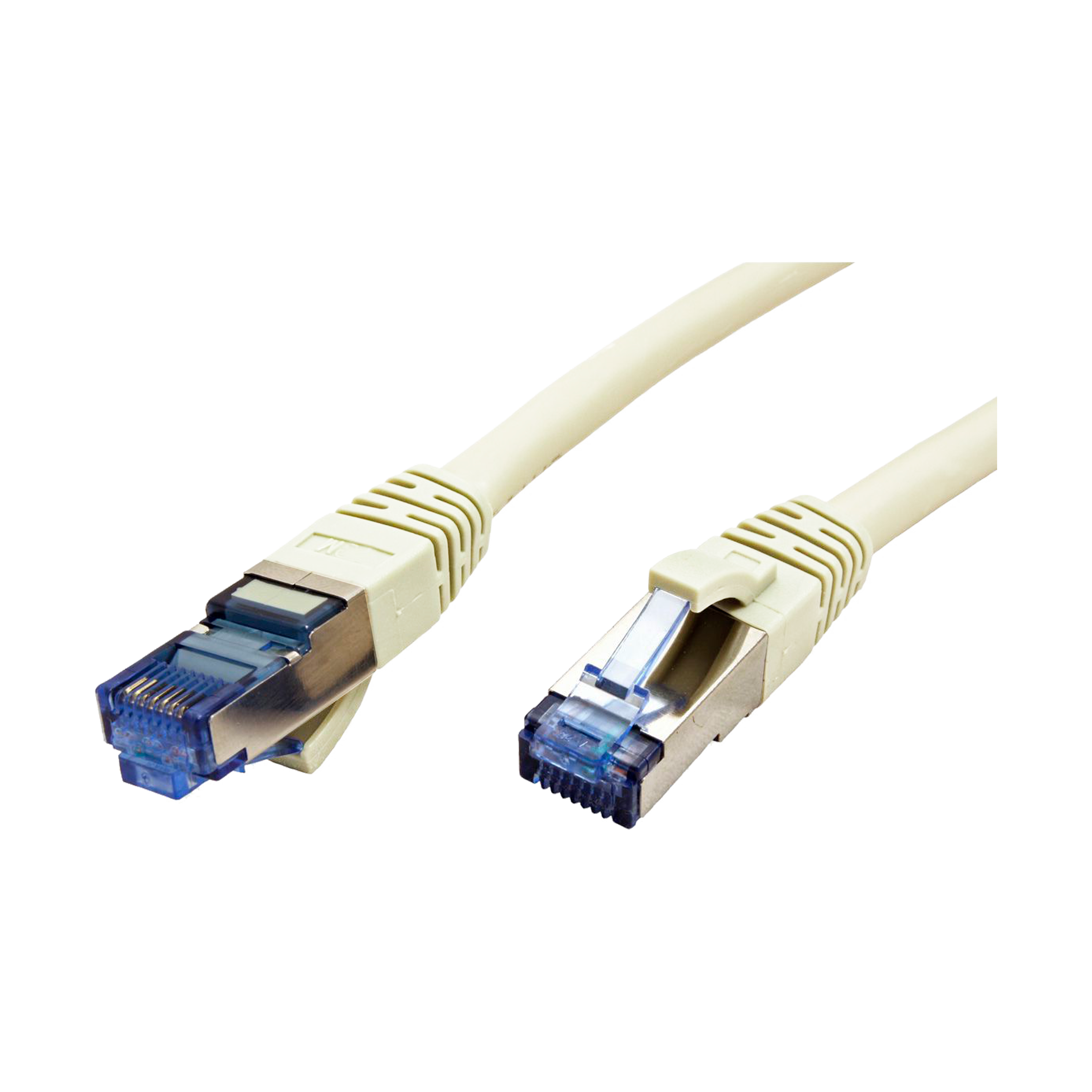 CAT6A S/FTP PATCHKABEL, HVID
 RJ45-RJ45, M/M, CU, LSZH, Ø6mm