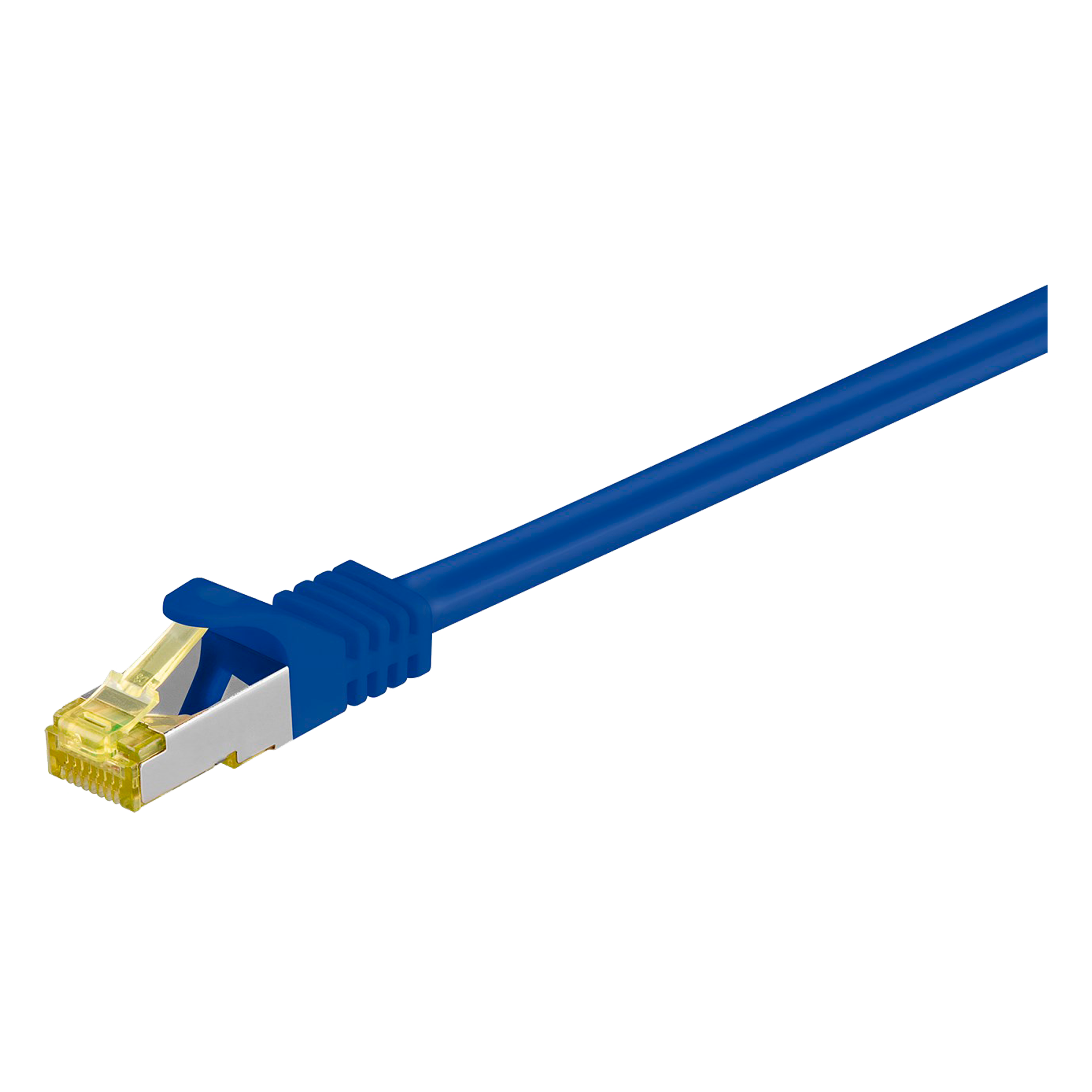 CAT7/C6A STIK S/FTP PATCHKABEL, BLÅ
RJ45-RJ45, M/M, CU, LSZH