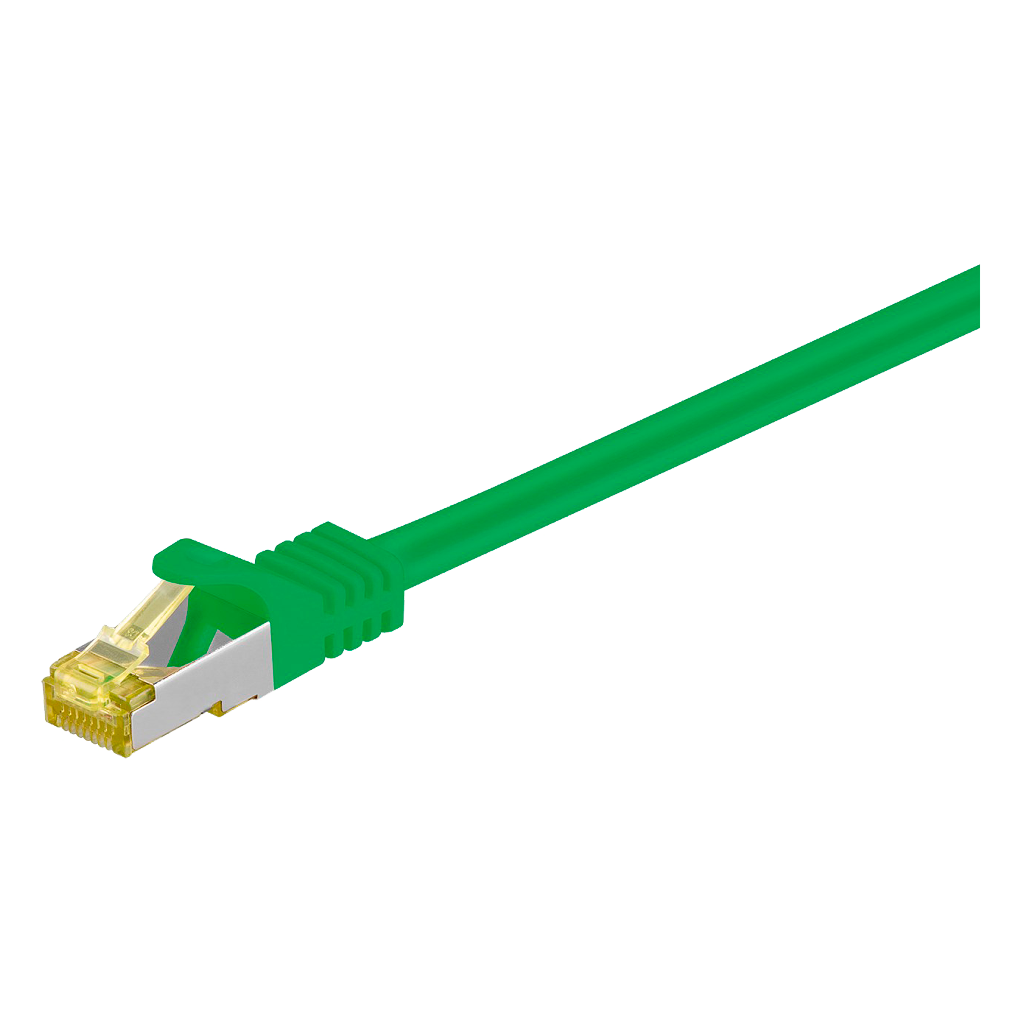 CAT7/6A STIK S/FTP PATCHKABEL, GRØN
 RJ45-RJ45, M/M, CU, LSZH