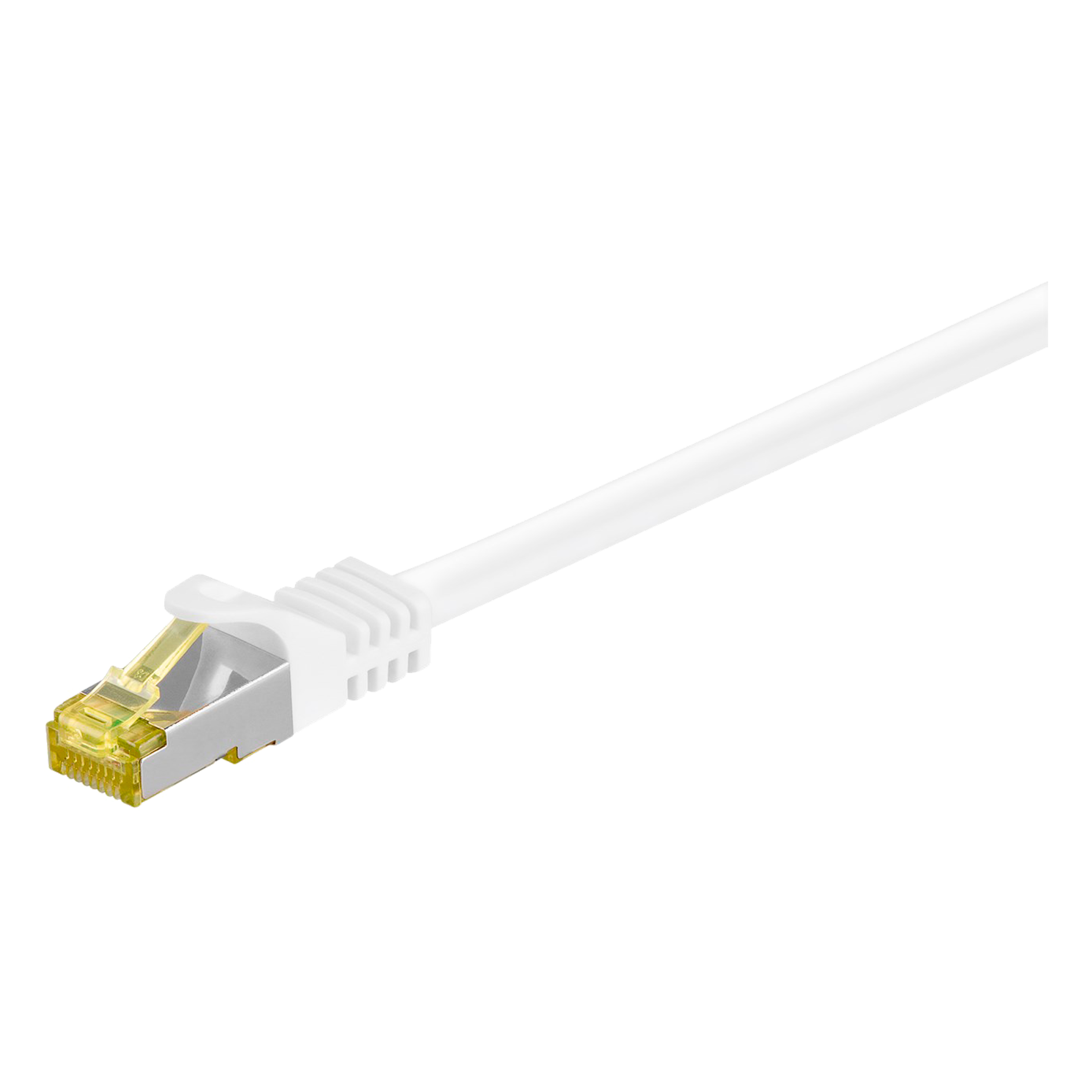 CAT7/C6A stik S/FTP PATCHKABEL, HVID
RJ45-RJ45, M/M, CU, LSZH