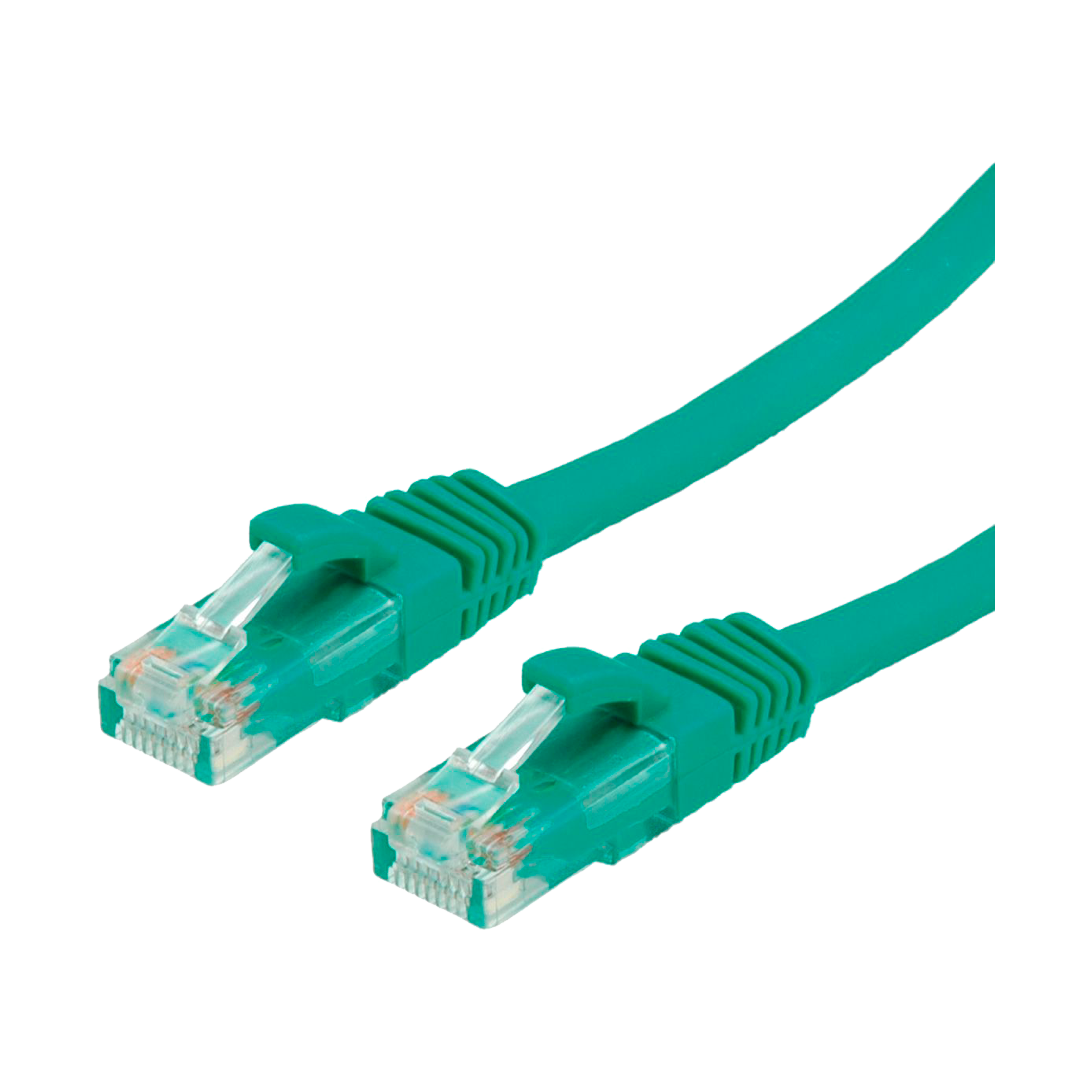 CAT6A UTP Patchkabel,  GRØN
 RJ45-RJ45, CU, PVC, Ø5,8mm