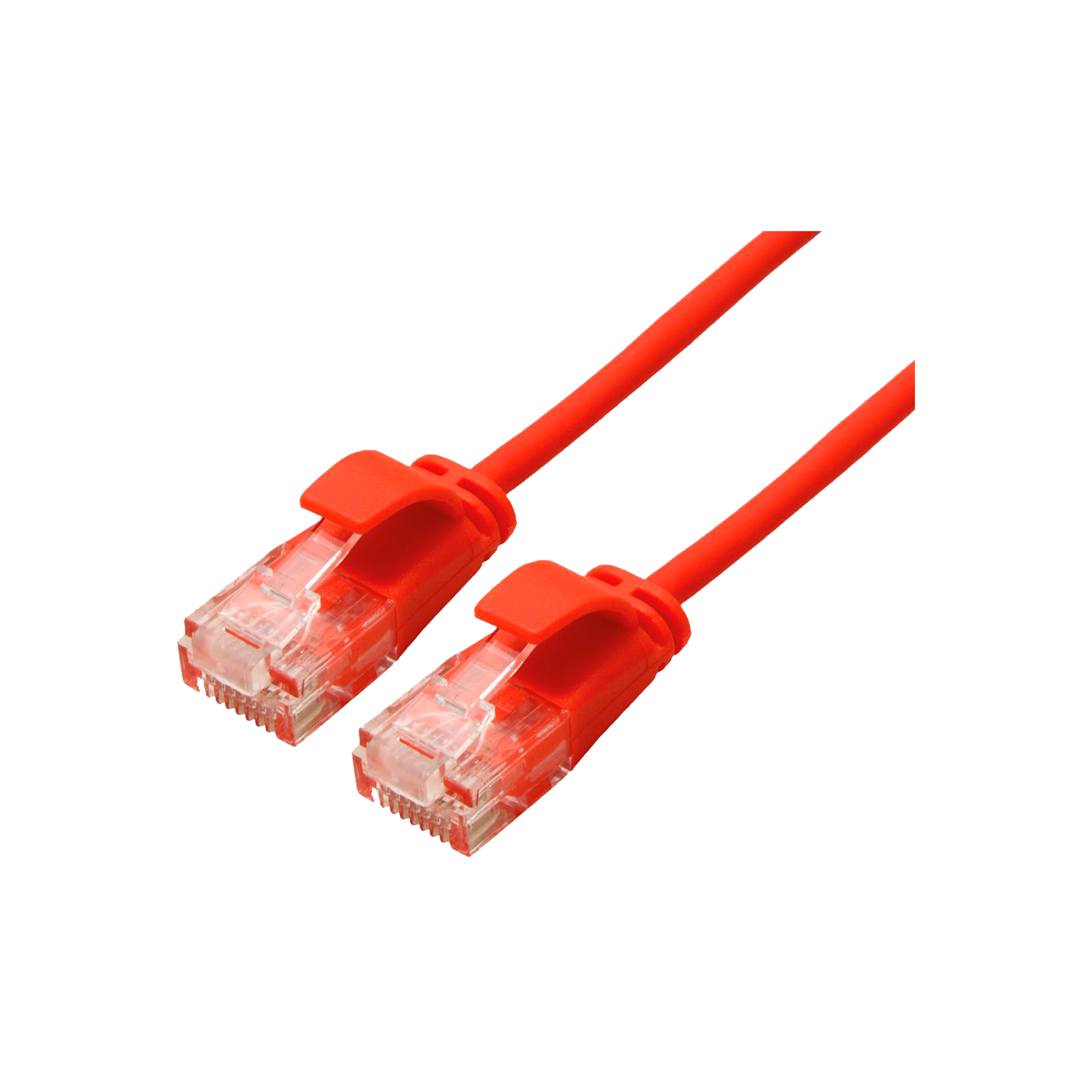 CAT6A UTP PATCHKABEL, RØD
 RJ45-RJ45, M/M, CU, LSZH, Ø3,6, AWG 32/7