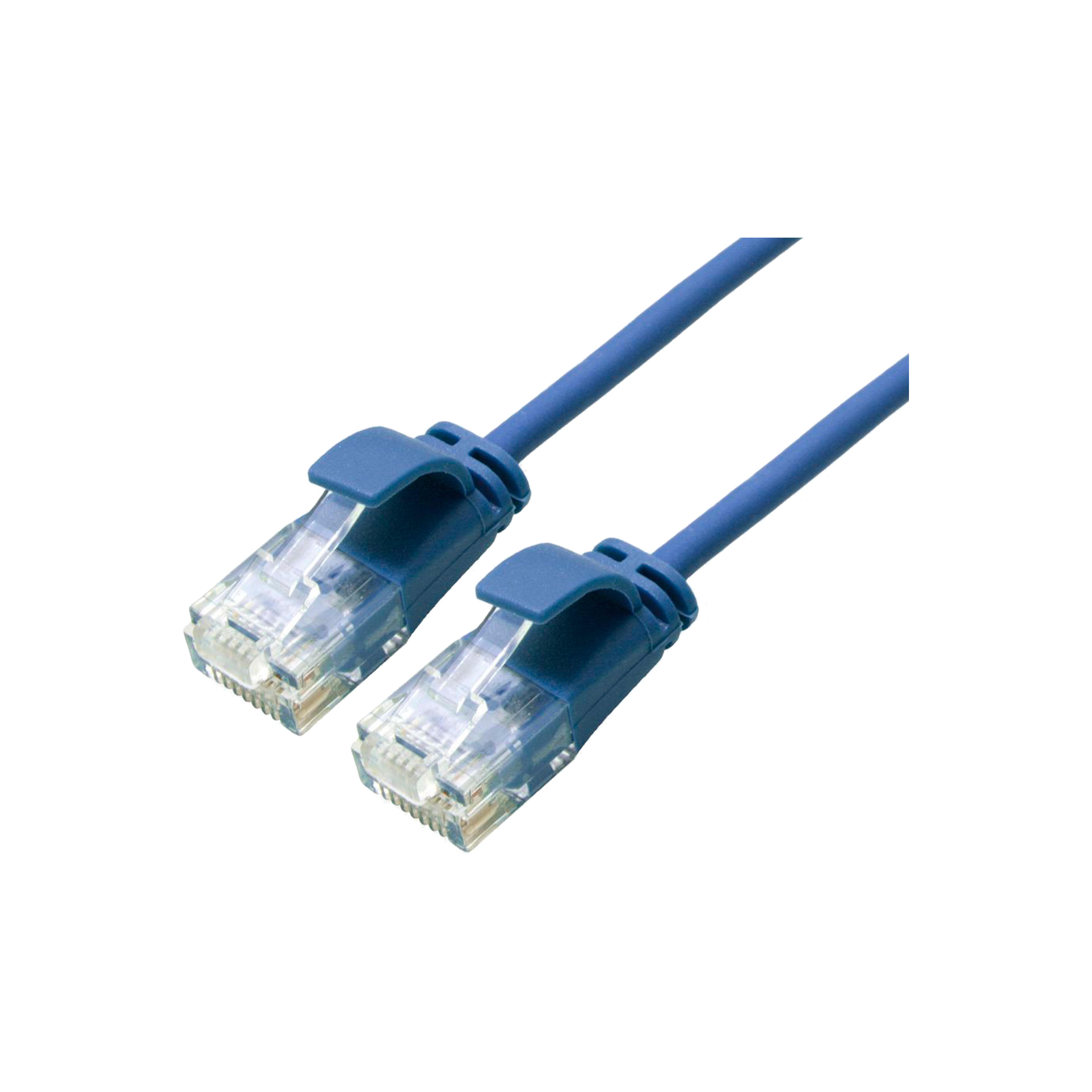 CAT6A UTP PATCHKABEL, BLÅ
 RJ45-RJ45, M/M, CU, LSZH, Ø3,6, AWG 32/7