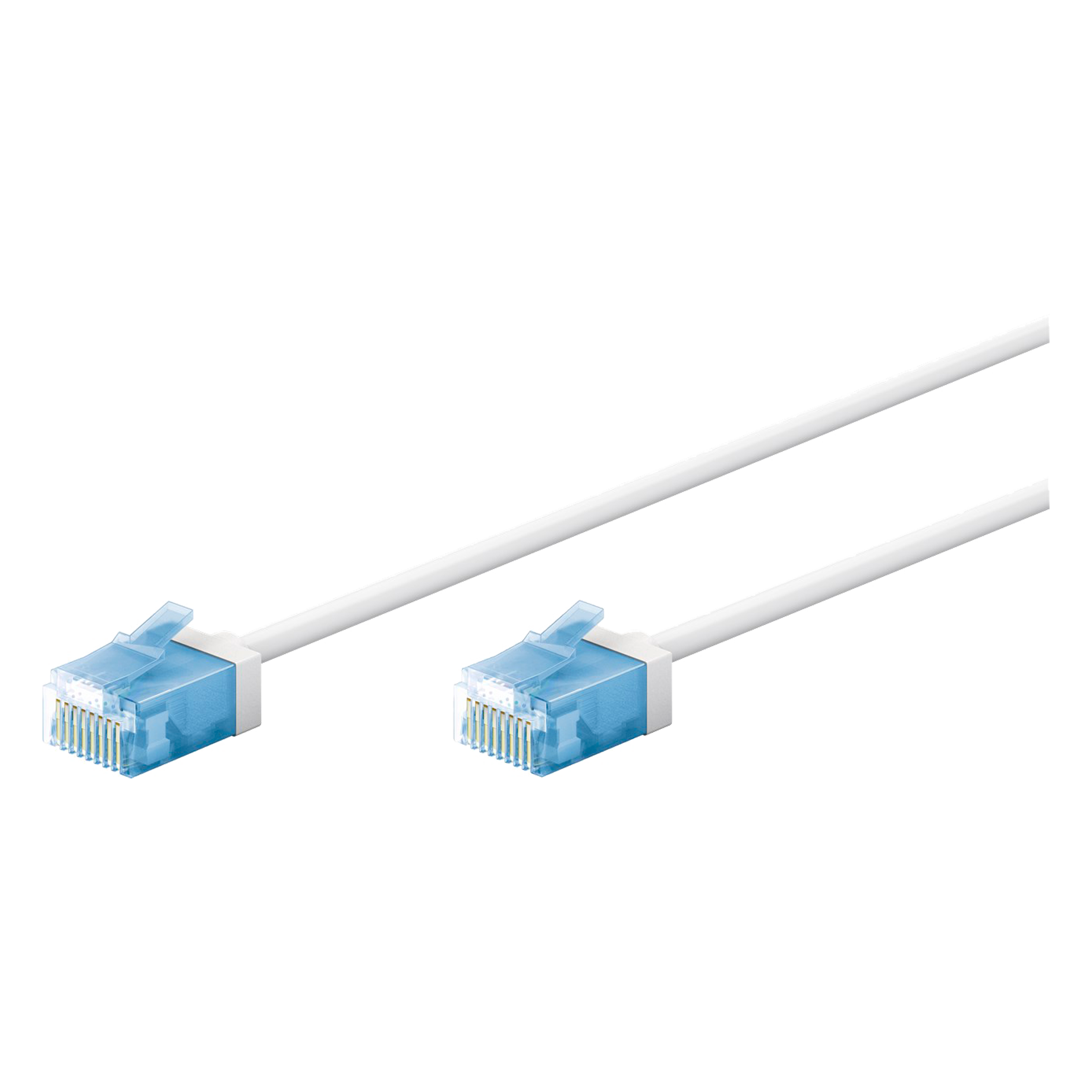 CAT6A UTP PATCHKABEL, HVID
 RJ45-RJ45, M/M, CU, LSZH, Ø2,8, PoE+, AWG 32/7