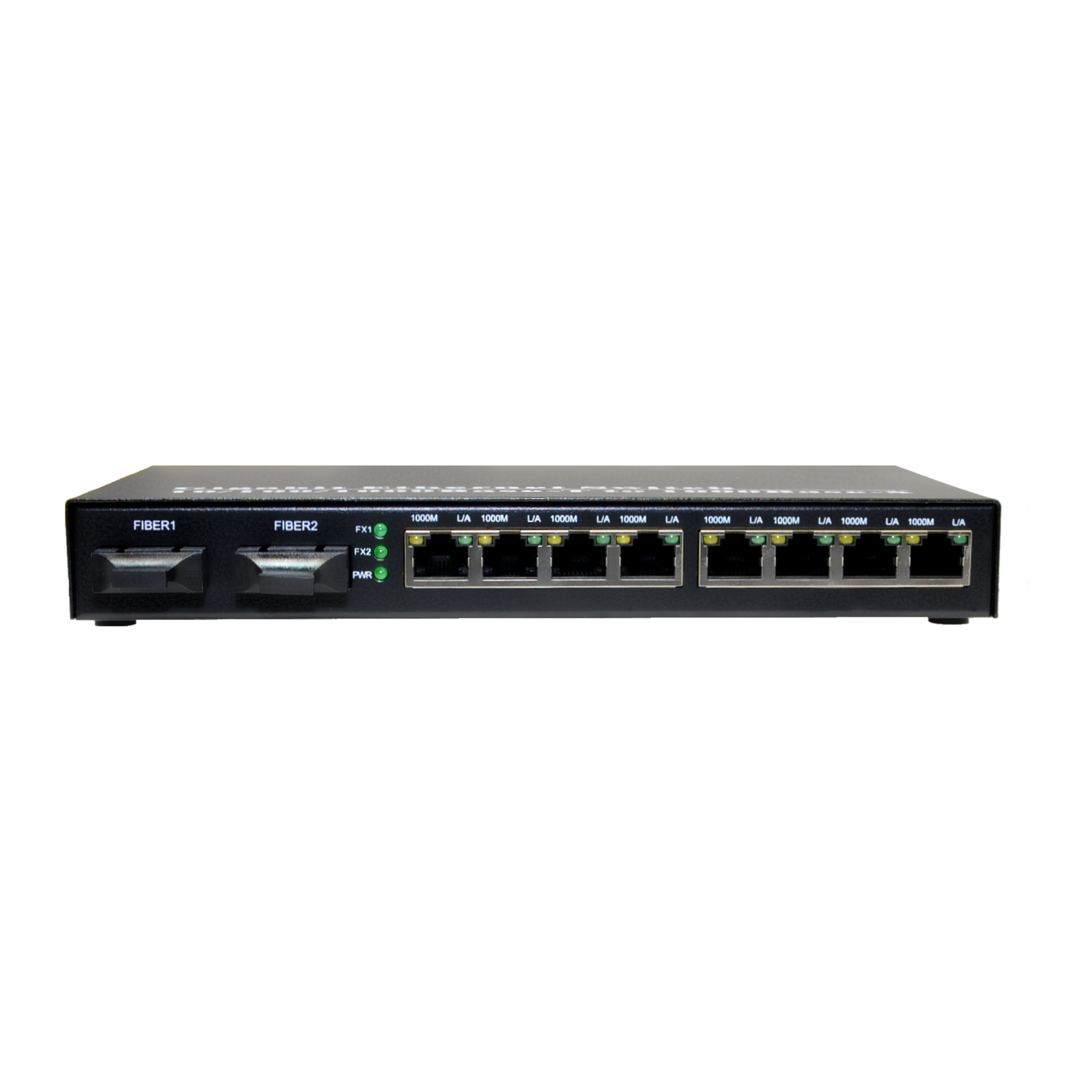 10/100/1000M Fiber switch 8xRJ45 - 2xSC Single Mode